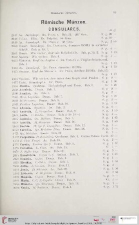 Römische Münzen (Nr. 2447 - 3074)