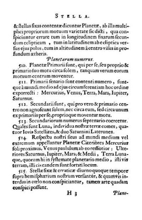 Planetarum numerus.