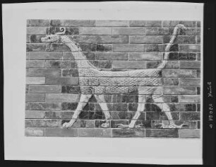 Berlin. Staatliche Museen, Vorderasiatisches Museum, Relief Schreitender Drache vom Ischtar-Tor