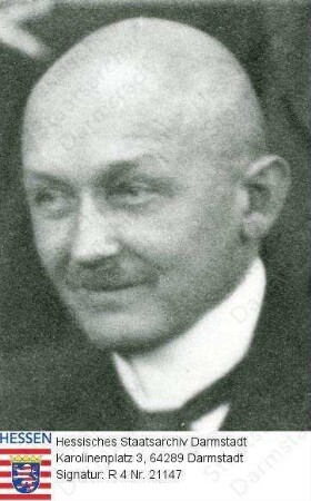 Helmolt, Georg v. Dr. jur. (1876-1946) / Porträt, Kopfbild, Ausschnitt aus Gruppenaufnahme