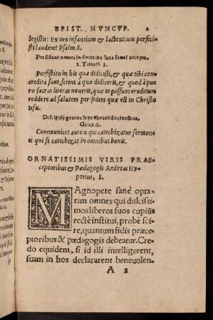 2r-18v, Epistola Nuncupatoria.