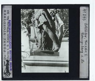 Andreas Schlüter, Denkmal König Friedrichs I. in Königsberg