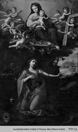 Der büßenden Maria Magdalena erscheint die Madonna