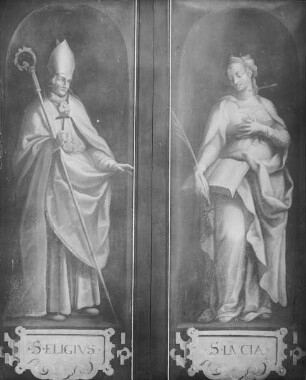 Der heilige Eligius und die heilige Lucia