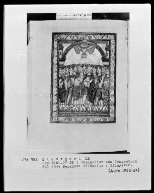 Evangeliar — Pfingsten, Folio 144verso