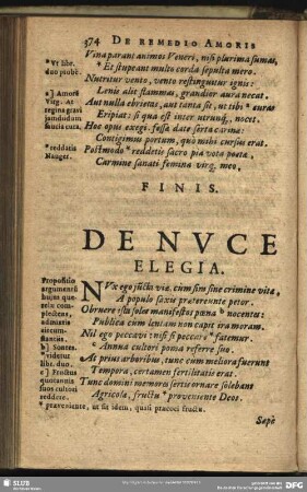 De Nuce Elegia