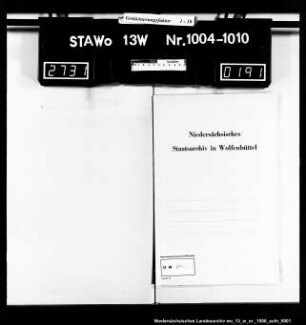 Grundsteuerrolle der Commune Duttenstedt für das Jahr 1811