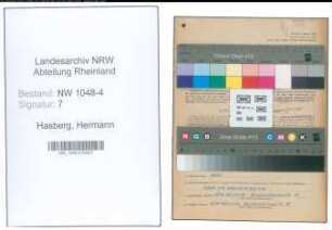 Entnazifizierung Hermann Hasberg , geb. 06.10.1896 (Techniker)