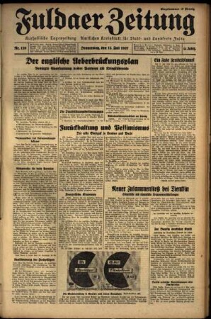 Ausgabe vom Donnerstag, den 15. Juli 1937.