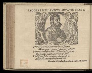 Bildnis von Jacob Meiland und Gedicht von Conrad Weis