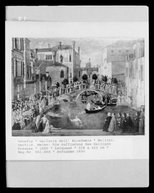 Wunder der Reliquie des heiligen Kreuzes — Wunder der Reliquie des heiligen Kreuzes am Ponte di San Lorenzo