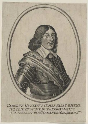 Bildnis des Carolvs Gvstavvs, König von Schweden