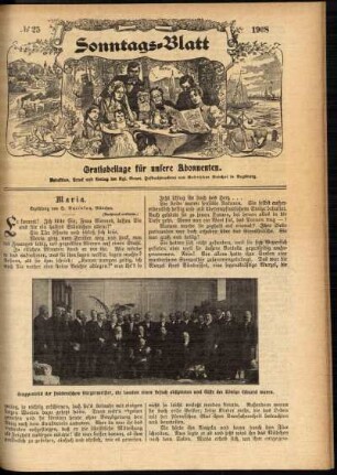 Ausgabe vom Sonntag, den 21. Juni 1908.