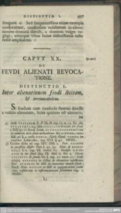 Caput XX. De Feudi Alienati Revocatione