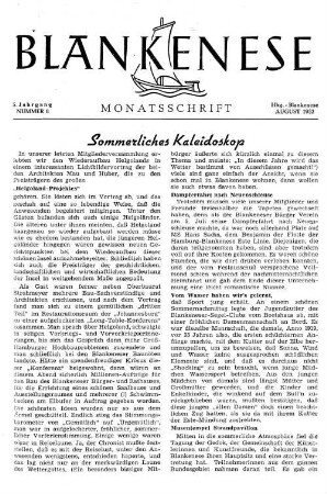Nummer 8 : August 1952