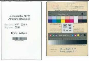 Entnazifizierung Wilhelm Kranz , geb. 05.07.1909 (Polizist)