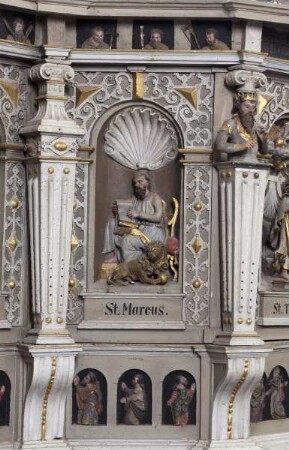 Evangelisten, Apostel und Trinität — Evangelist Markus