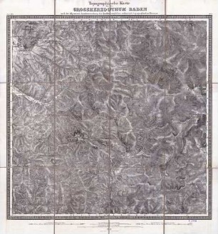 Topographische Karte über das Großherzogthum Baden. Sect.XI.2., Bl. 41 Todtnau