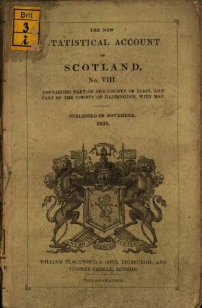 The new statistical account of Scotland. 8, 8. 1835