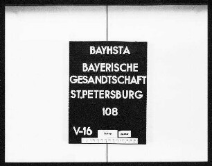 Verpflegung russischer Staatsangehöriger in bayerischen Spitälern - Rückersatz der Kosten