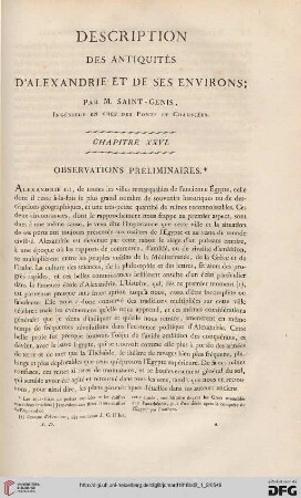 Description des antiquités d’Alexandrie et de ses environs