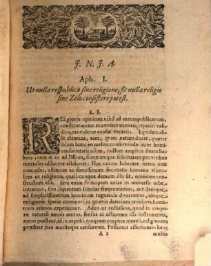 Diss. praelim. de iure zeli circa religionem
