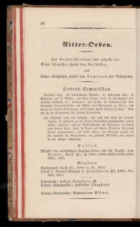 Ritter=Orden.