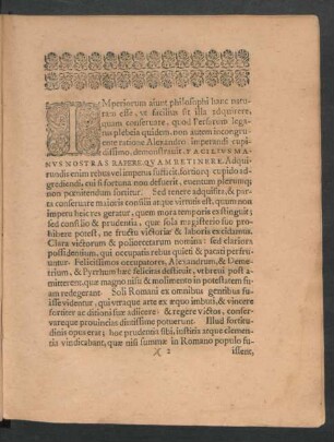 Imperiorum aiunt philosophi hanc naturam esse, ut facilius sit illa adquirere ...