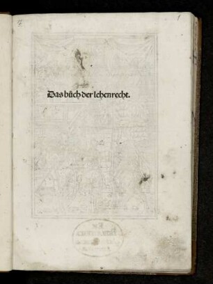 Das buch der lehenrecht