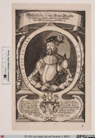 Bildnis Wilhelm IV. der Weise, Landgraf von Hessen (reg. 1567-92)