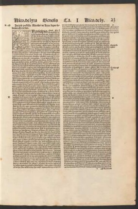 Incipit postilla Nicolai de Lyra super librum Genesim.