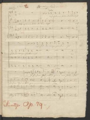 Morgenlied; Coro maschile; G-Dur