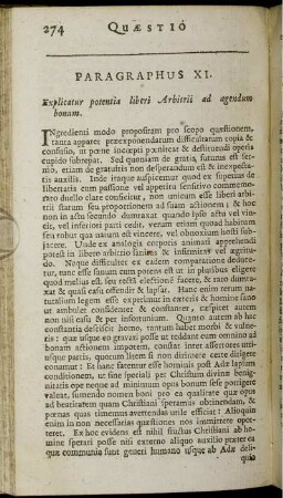 Paragraphus XI. [-] Paragraphus XIX.