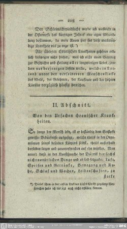 II. Abschnitt. Von den Ursachen chronischer Krankheiten