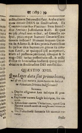 189-204, Quaest. XVIII.