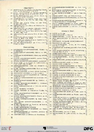 Arbeiten in Metall (Nr. 473-513)