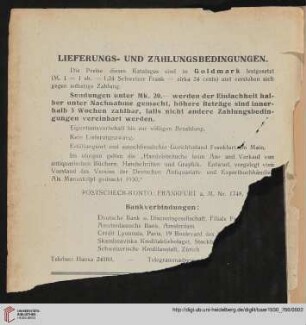 Lieferungs- und Zahlungsbedingungen
