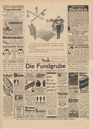 "Aber, liebe Frau, warum haben Sie denn den Haussegen fortgenommen?"
