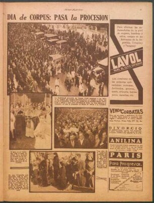 Día de corpus: Pasa la procesión [Fotografías]