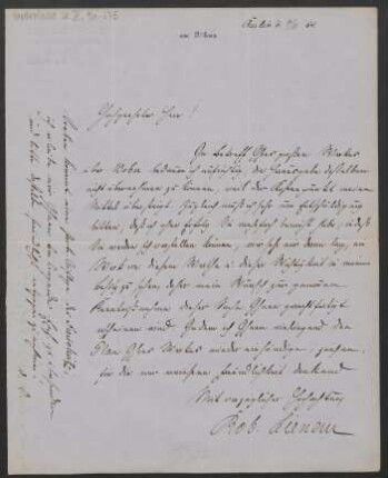 Brief an Friedrich Wilhelm Jähns : 09.11.1864