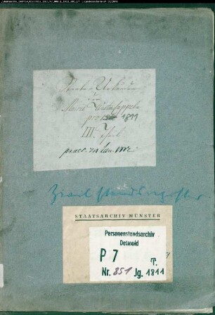 Zivilstandsregister der Munizipalität Cappeln (T November 1811- Dezember 1811). (Gemeinde: Westerkappeln, Kreis Tecklenburg)