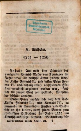 Lorenz v. Westenrieder's sämmtliche Werke, 22