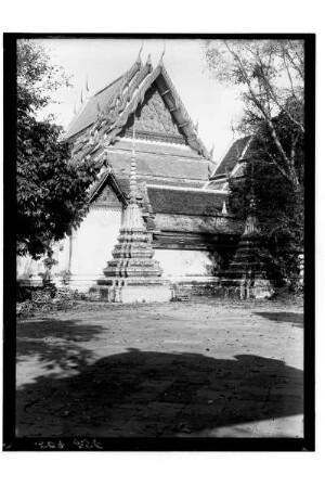 Tempel in Thailand : Thailand, Ansicht einer Tempelanlage, 1908/1913