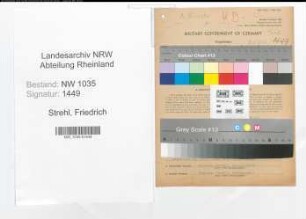 Entnazifizierung Friedrich Strehl , geb. 22.01.1915 (Pfoertner)