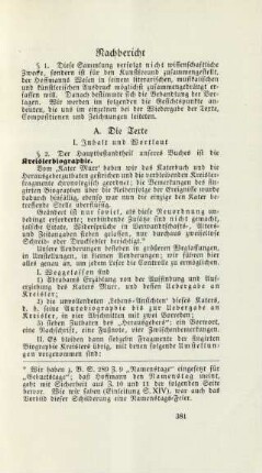 Nachbericht