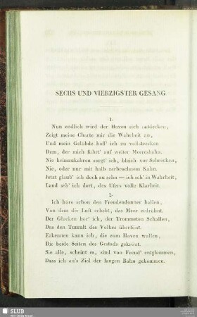 Sechs Und Vierzigster Gesang