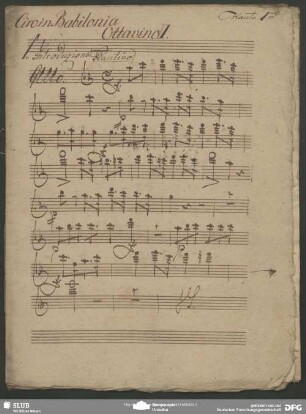 [2]: Instrumentalstimmen (Blasinstrumente, Schlagwerk)