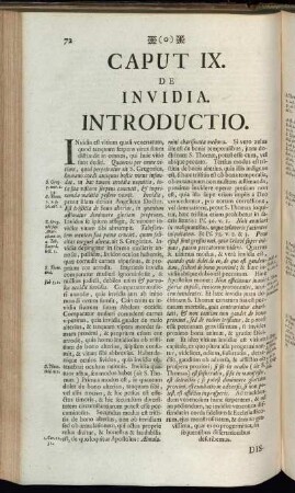 Caput IX. De Invidia.