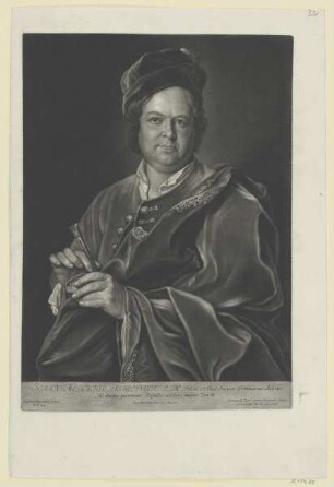 Bildnis des Joann Melchior Dinglinger