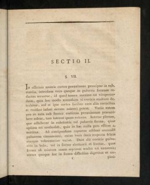 17-30, Sectio II.